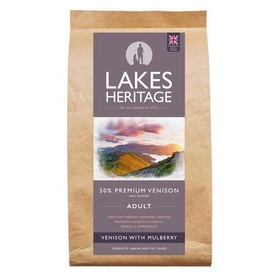 Grain Free Dog Food - Venison with Mulberry