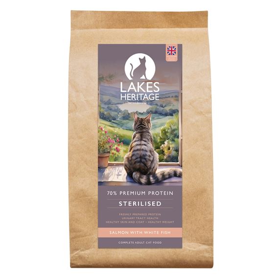 High Protein Cat Food - Salmon with White Fish
