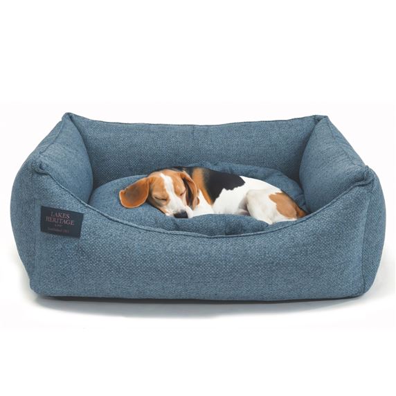 Rectangular Dog Bed - Blue